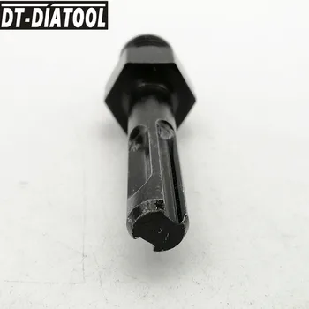 DT-DIATOOL Adaptador para la base del Diamante de bits Orificio de Conexión Vio Convertidor M14 o Rosca de 5/8-11 a SDS plus