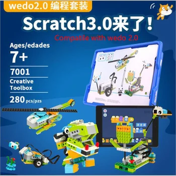 2020 NUEVAS Technic WeDo 3.0 de Construcción Robótica Conjunto de Bloques de Construcción Compatible con logoes Wedo 2.0 DIY juguetes Educativos