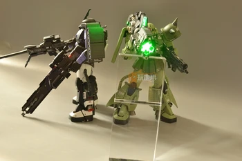 Motorking set de Armas rifle de Francotirador lanzador de cohetes con led para Bandai MG 1/100 Gundam DJ025