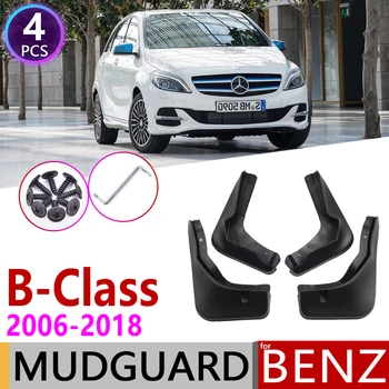 Mudflap para Mercedes Benz Clase B W245 W246 2006~2018 Guardabarros guardabarros Aletas Guardabarros Accesorios 2007 2008 2009 B160 B180 B200