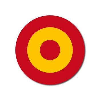 La aviación escarabajo Pack diana colores del ejército del aire de España para el casco, en coche, en moto (diámetro de 5,5 cm)