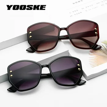 YOOSKE 2019 Diseño de Gafas de sol de las Mujeres de Polígono Irregular de gran tamaño gafas de Sol de las Mujeres de Lujo de la Marca del Diseñador de Gafas Vintage