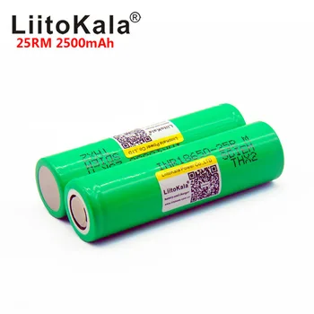 2019 LiitoKala 25RM Original 18650 batería de 2500mah INR18650 25R 20A batería Recargable