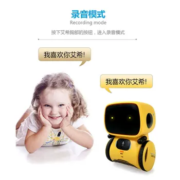 2019 Nuevo Tipo de Robot Interactivo Lindo Juguete Inteligente Robótica Robots para Niños Danza Comando de Voz, el Control Táctil Juguetes Regalos de cumpleaños