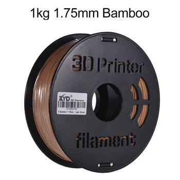 1KG/ Spool de la Impresora 3D de Bambú de Filamento 1.75 mm Material de Impresión del Filamento de la Impresión 3D de la Máquina