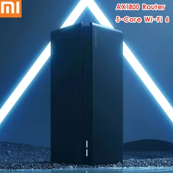 Xiaomi AX1800 Router Wifi 6 5-Core 256 mb de OFDMA Router Inalámbrico de Alta Ganancia Total Gigabit 2 Antenas de Malla WIFI de Casa Amplificador de Señal