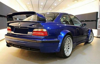 Para BMW E36 M3 spoiler 1990-2000 BMW M3 de la serie GT Estilo spoiler E36 Serie 3 coupe ABS de plástico materail sin pintar spoiler