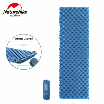 Naturehike 2019 NewThickness 8cm Doble Airbag Camping Colchón de Aire de Nylon de TPU Acampar Colchoneta Inflable Tienda de Picnic Estera de Dormir