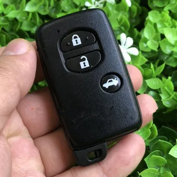 DAKATU Nuevo Smart Remote Clave del Caso de Shell Fob 2/3 Botones para Toyota Camry Corona Highlander Venza toy48 Hoja