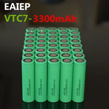 40PCS Nuevo Original US18650VTC7 3.7 v batería de 3300 mah 18650 batería de Litio Recargable de la Batería EAIEP baterías de Linterna