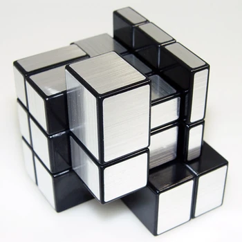 De tercer orden, Espejo Cubo Mágico 3x3x3 Cubo de la Velocidad del Cubo Rompecabezas Juguetes Educativos Para Niños de la Plata/del Oro Infinito Cubo Creativo