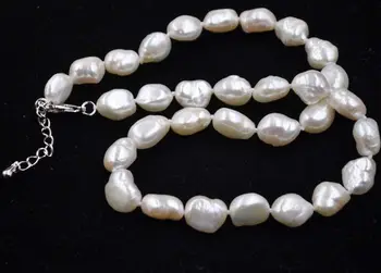 Barroco 9-10mm collar de perlas de agua dulce cultivadas
