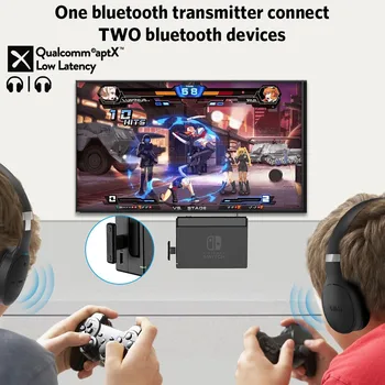 1Mii ML400 Bluetooth USB 5.0 De un Transmisor de Audio Adaptador para Nintendo Interruptor de SBC, aptX LL USB Tipo-C Adaptador Inalámbrico para PS4 PC
