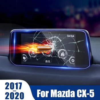 Para Mazda CX5 CX-5 KE KF 2020 2019 2018 2017 Accesorios de Navegación GPS de Vidrio Templado Película de Protección para la Pantalla LCD de la etiqueta Engomada de la Película