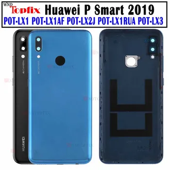 Nuevo Huawei P Inteligentes 2019 de la Batería Tapa de la OLLA-LX3 POT-L23 POT-LX1 POT-L21 POT-LX2 Puerta de Atrás caso de Vivienda Trasera de las piezas de Cristal