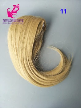 25-28 cm circunferencia de la cabeza de pelo de Muñeca rusa Muñecas hechas a Mano de la Fábrica de reparar el cabello de 18 pulgadas muñeca
