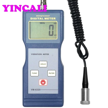 Digital Medidor de Vibración Probador VM-6320 Transductor Piezoeléctrico Vibrómetro Analizador de Vibración RMS 0.1~200 mm/s de Velocidad