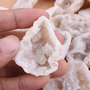 Natural Drusy de Cristal de Cuarzo de Clúster Geoda de Ágata Curación de la Muestra de Decoración para el Hogar 1PC