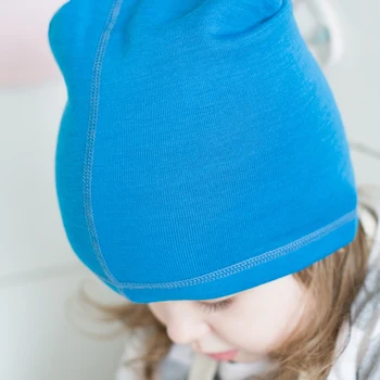 Lana de Merino de invierno de los niños gorros de lana térmica unisex bebé niños niñas sombreros de los niños bonnet accesorios al aire libre y 6 meses-14years