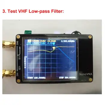 Para NanoVNA-H4 4 Pulgadas LCD de 50 khz-1.5 GHz HF VHF UHF UV Analizador de Red Vectorial de la Antena del Analizador de la Batería Integrada