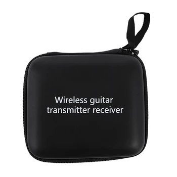 K380 Inalámbrica Guitarra Transmisor Receptor de Sistema de Recargable Guitarra Wireless Cable con Bolsa de transporte para Guitarra Eléctrica Ba