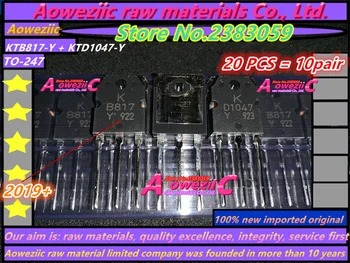 Aoweziic 2019+ nuevo original importado KTD1047-Y KTB817-Y KTD1047 KTB817 2SB817 2SD1047 A-247 amplificador de Potencia del transistor