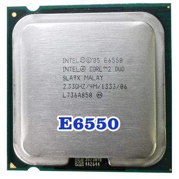 Original de INTEL Core 2 Duo E6550 CPU rSocket LGA 775 Pocessor (2.33 Ghz/ 4M /1333MHz) 65W de escritorio