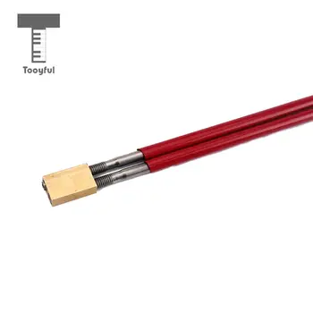 Tooyful 1Pc Rojo de Acero Varilla de Latón de Dos vías en forma de L Llave Allen de 610mm para cuerdas de la Guitarra Accesorios Mayorista