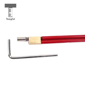 Tooyful 1Pc Rojo de Acero Varilla de Latón de Dos vías en forma de L Llave Allen de 610mm para cuerdas de la Guitarra Accesorios Mayorista