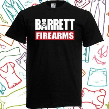 Barrett Armas de fuego Arma de fuego a 3XL T-Shirt Talla S Logo para Hombre Negro