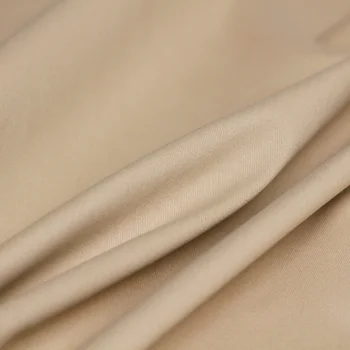 La Tela 380g/m Peso Multa de Sarga de Lijado Elástica de Algodón Windcoat Telas de Material de Otoño de la Mujer Pantalones de Coser Tela ping