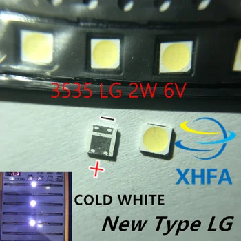 2000pcs Para LG Original de LED TV LCD luz de fondo de la Aplicación 3535 LED de Luz de Perlas blanco Fresco de Alta Potencia de 2W de 6V 150LM