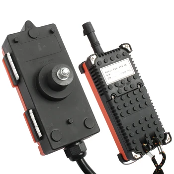 Industrial control remoto interruptores de 2 transmisor + 1 receptor Industrial eléctrico con mando a distancia de la grúa F21-E1B Grúa MHZ 220V