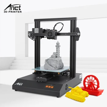 Anet ET4 Pro de la impresora 3D Ultra Silencioso, con TMC2208 Controlador paso a Paso de Marco de Metal de tamaño de Impresión 220*220*250mm de Escritorio Impresora 3d Kit de BRICOLAJE
