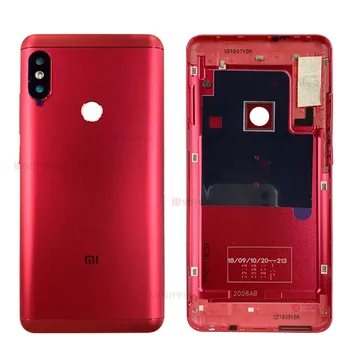 NUEVO Carcasa Original Para Xiaomi Redmi Nota 5 Pro de la Tapa de Batería de Repuesto Piezas de Caso Con el Objetivo Botones Note5 de nuevo caso de la Cubierta