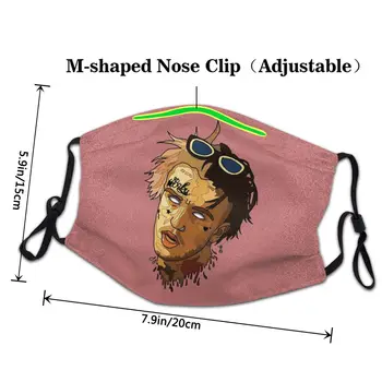 2020 de la Impresión en 3d Lil Peep Pm2.5 Filtro en la Boca de la Máscara de Harajuku Niños Lavados Reutilizados en la Boca de la Máscara de Lil Peep Hellboy Mujeres y hombres, la Máscara de la Cara