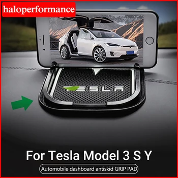Model3 Tesla Teléfono para Coche Estera antideslizante Estera de Silicona Para el Tesla Model 3 Accesorios Modelo 3 Tesla Model S X Modelo Y el Modelo de Tres 2020