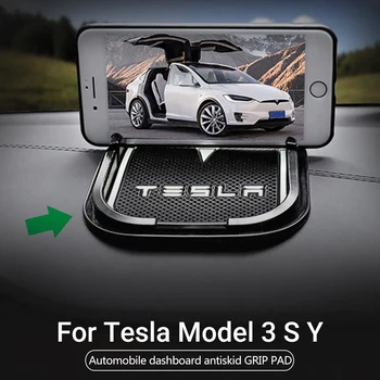Model3 Tesla Teléfono para Coche Estera antideslizante Estera de Silicona Para el Tesla Model 3 Accesorios Modelo 3 Tesla Model S X Modelo Y el Modelo de Tres 2020