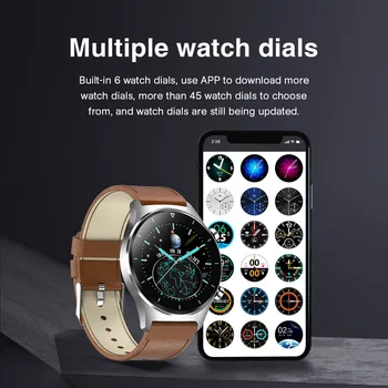Inteligente Reloj de los Hombres de DIY de la Cara del Reloj de la prenda Impermeable IP68 Completa de la Pantalla Táctil Bluetooth 5.0 de Deportes de Fitness Tracker 2021 Nuevo Smartwatch