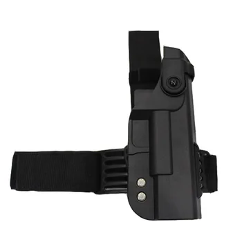 Tactical Airsoft Pierna Pistolera para Glock 17 18 19 22 23 31 Pistola de la Funda, Gota Muslo Caso de Armas Ajustable Accesorios de Caza