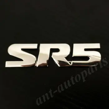 3D, Metal Cromado SR5 V6 4X4 Emblema del Tronco de Coche de Guardabarros Trasero Insignia Decal Sticker