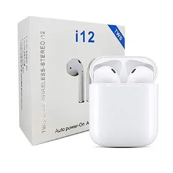 AirPods auriculares inalámbricos I12 TWS original Bluetooth 5.0 auricular inalámbrico
