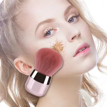 Solo Cepillo para la Cara Kabuki Pincel de Maquillaje de colores Pincel Para Corrector de Mezcla Perfecta Estética Sintético Suave Maquillaje Herramientas de las Mujeres