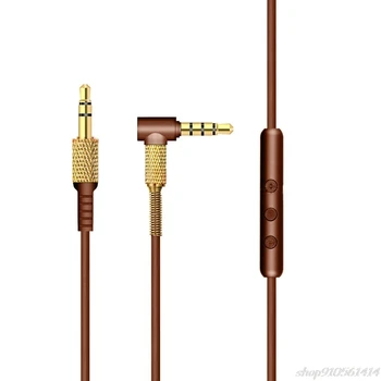 Cable de repuesto para los Marshall Major II Monitor de MEDIADOS de Cable de Auriculares con Micrófono y Control de Volumen Remoto O20 20 Dropshipping