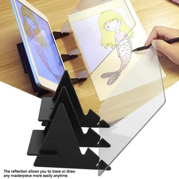 Proyector de Pintura de la Junta de Croquis Asistente de Seguimiento Óptico Tablero de Dibujo Reflexión Trazado de la Línea de la Tabla de Regalo para los Niños Básicas de la Práctica