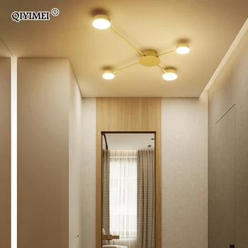 LED moderna lámpara de Araña de Luces Para la Sala de estar Dormitorio Kitchern Creativo Interior del Hogar Iluminación Accesorios de Envío Libre de la CA 90-260V