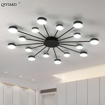LED moderna lámpara de Araña de Luces Para la Sala de estar Dormitorio Kitchern Creativo Interior del Hogar Iluminación Accesorios de Envío Libre de la CA 90-260V