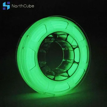 Una luz Verde en la Oscuridad del Filamento de la Impresora 3D del filamento del PLA de Material de Plástico en 3D de 1.75 mm Impresora Verde Luminoso de Filamentos de 1Kg