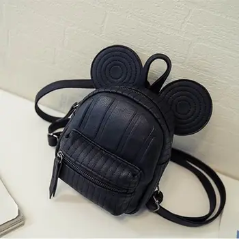 Disney Mickey mouse Niños de dibujos animados Mochila chica encantadora mini bolsa de hombro al aire libre bolsa de bolsas de Almacenamiento
