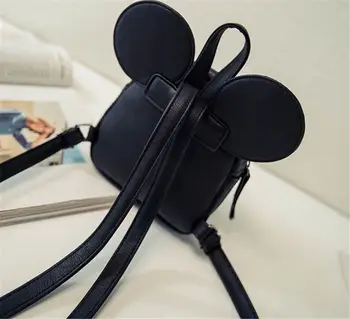 Disney Mickey mouse Niños de dibujos animados Mochila chica encantadora mini bolsa de hombro al aire libre bolsa de bolsas de Almacenamiento